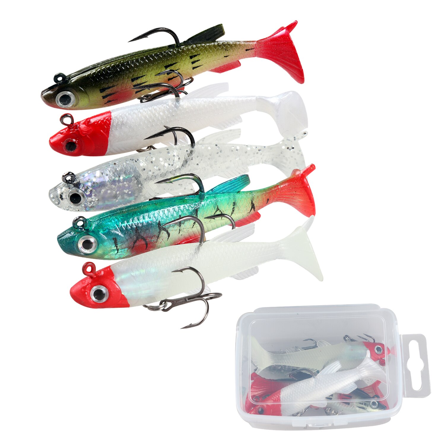 Fishing Equipment Clearance - Soft Bait Fishing Lures 80mm/13g Rubber