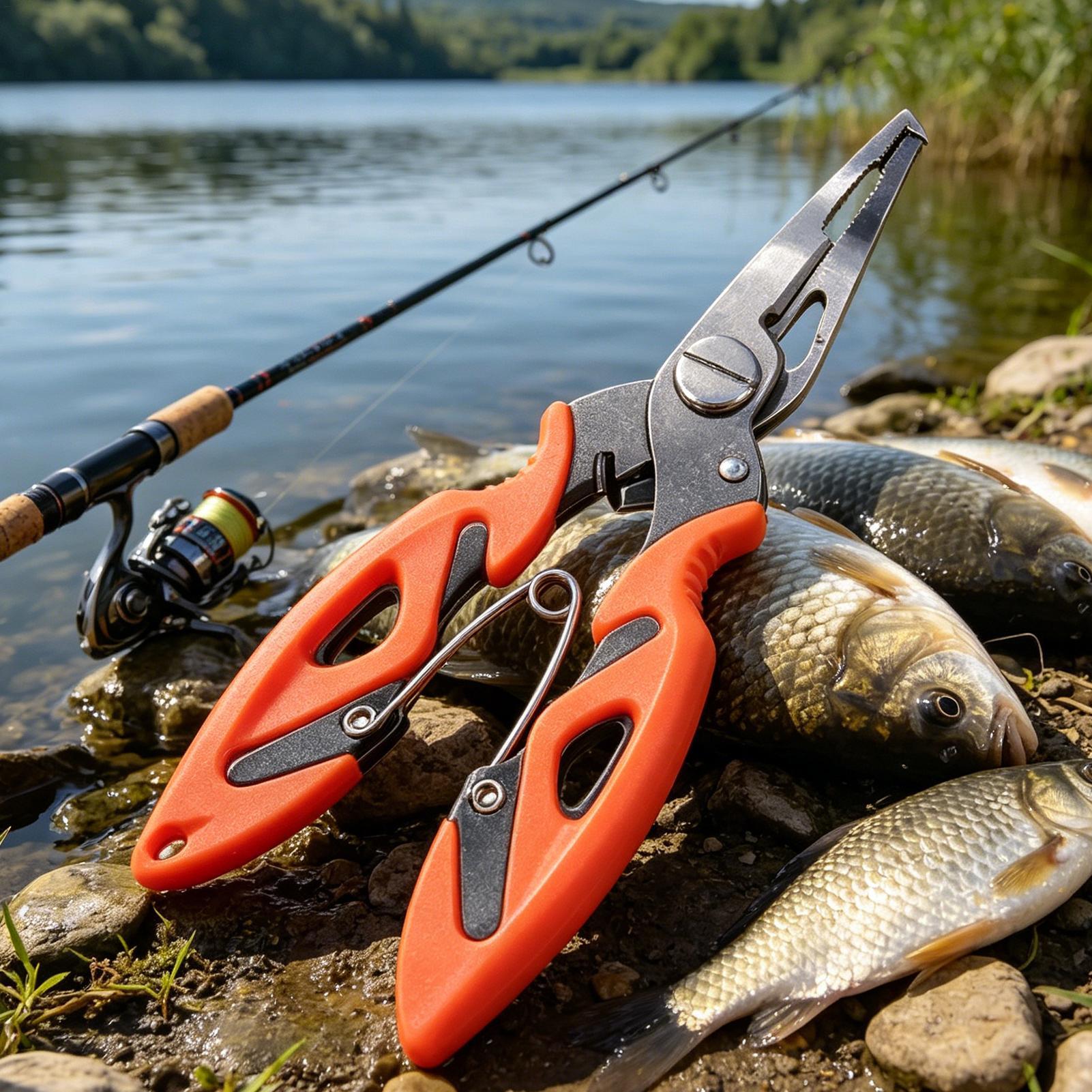 Fishing Pliers - Pliers for Fishing Bent Nose Angling