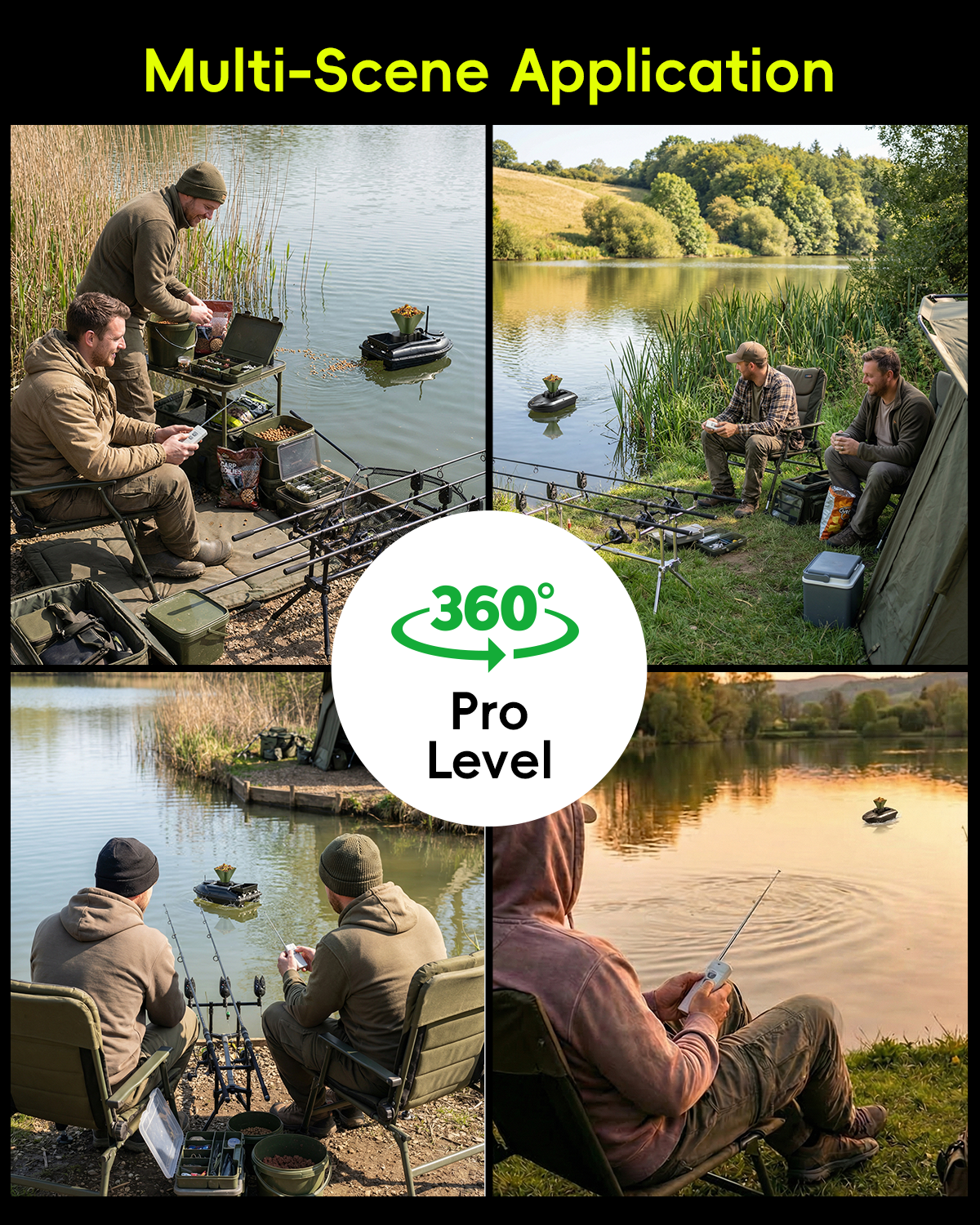 360° Rotating Bait Dispenser & - Carp Fishing Tackle ulasan dan harga