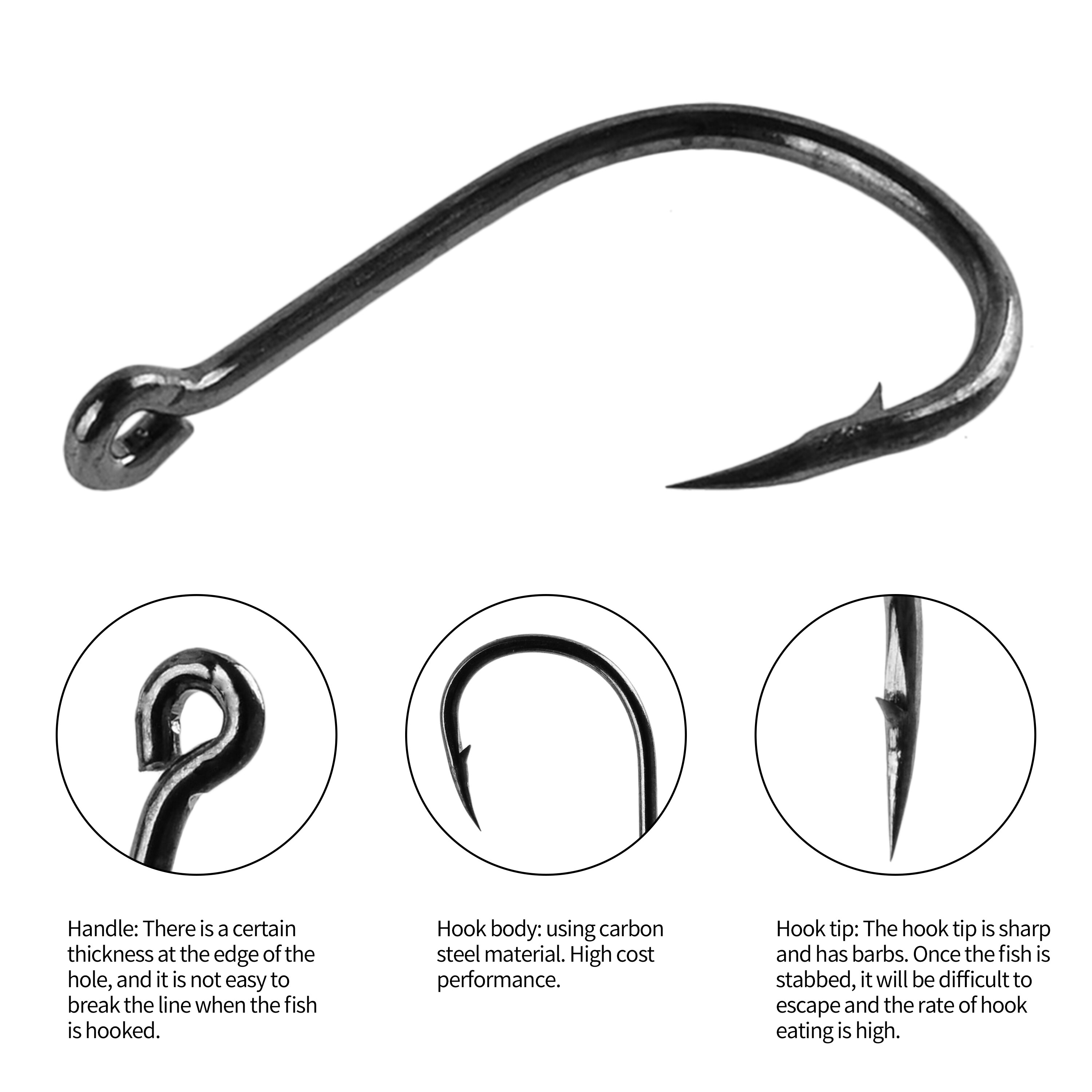 100Pcs Set High Carbon Steel S - Fishing Equipment Jet ulasan dan harga
