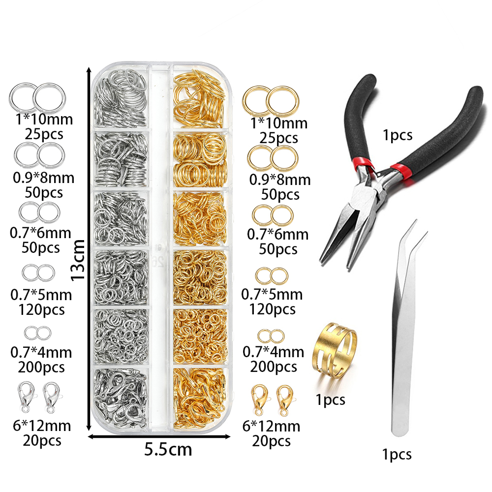 930pcs/Box Jewelry Findings Ki - Fishing Pliers ulasan dan harga