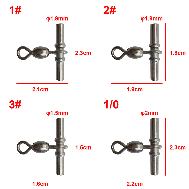 100pcs Bass Fishing Swivels Sl - Carp Fishing Tackle ulasan dan harga