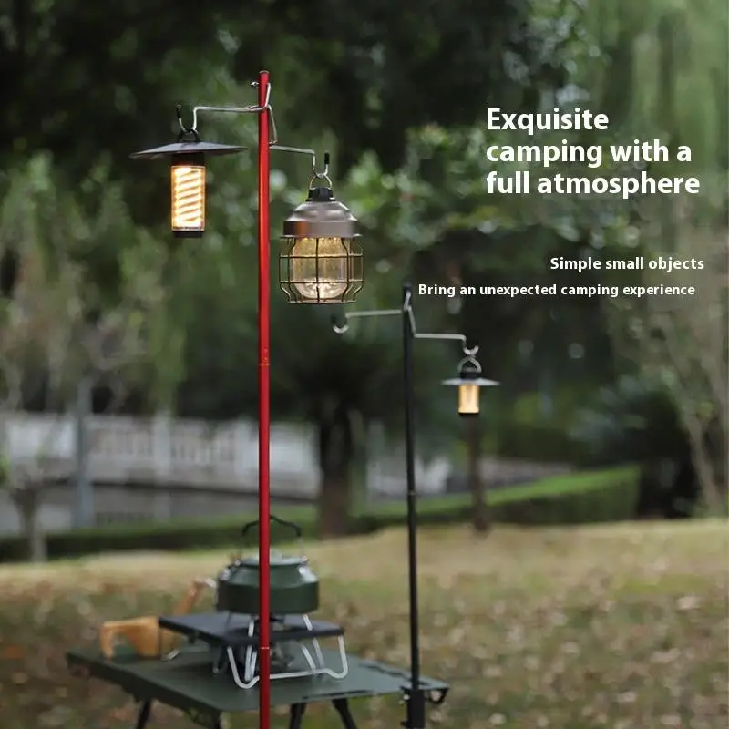 1Set Camping Lantern Stand Det - Fishing Equipment Jet ulasan dan harga