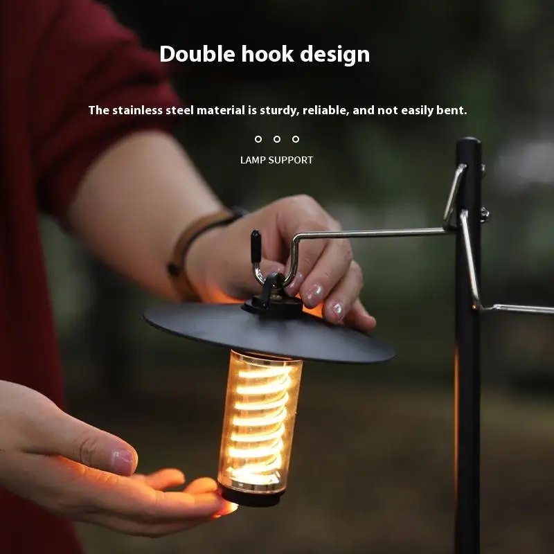 1Set Camping Lantern Stand Det - Fishing Equipment Jet ulasan dan harga