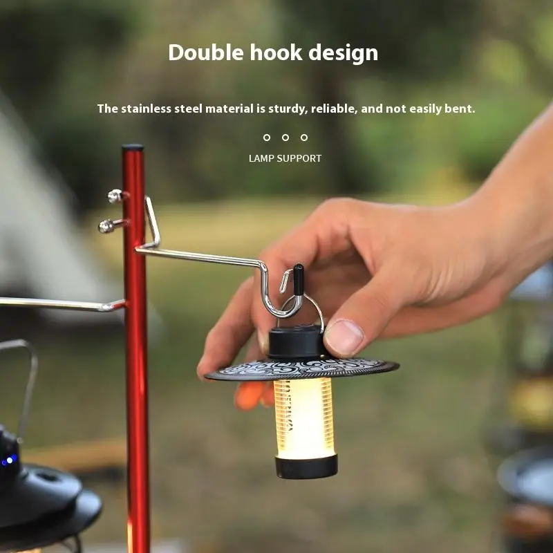 1Set Camping Lantern Stand Det - Fishing Equipment Jet ulasan dan harga