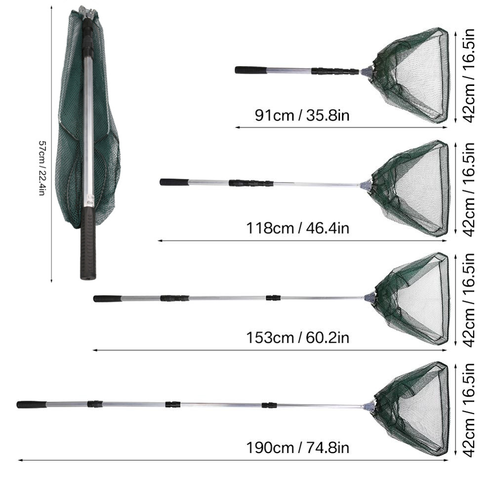 190cm 92cm 55cm Telescopic Lan - Fishing Equipment Clearance ulasan dan harga