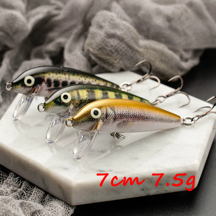 Mini Minnow Bait 7cm 7.5g Sink - Fishing Equipment Bait ulasan dan harga
