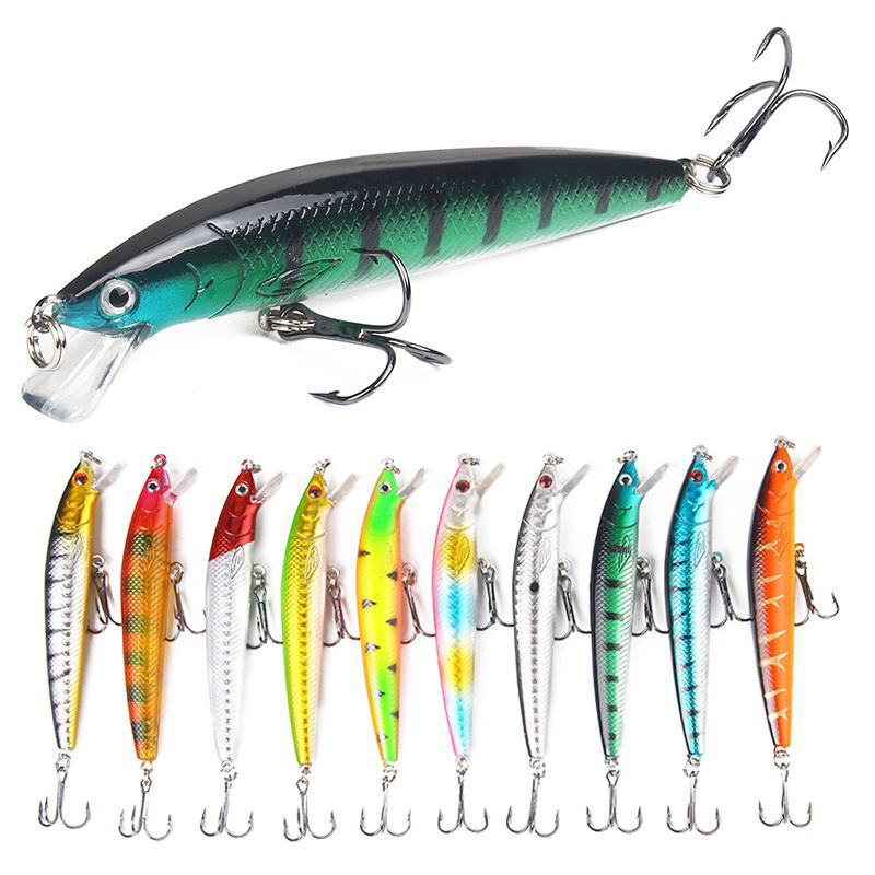 10Pcs Plastic Fishing Lures Se - Fishing Equipment Bait ulasan dan harga