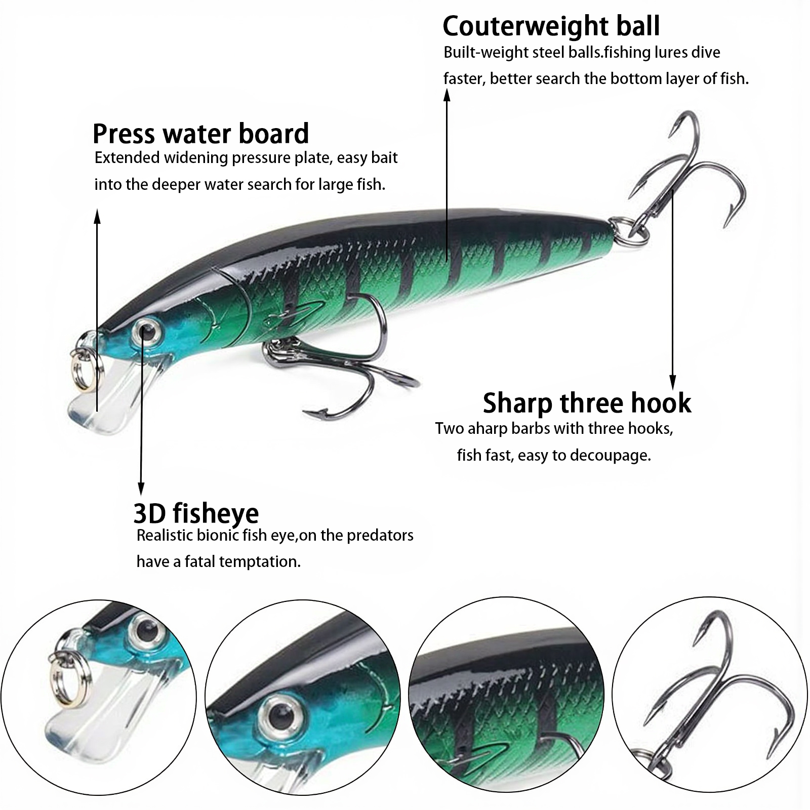 10Pcs Plastic Fishing Lures Se - Fishing Equipment Bait ulasan dan harga