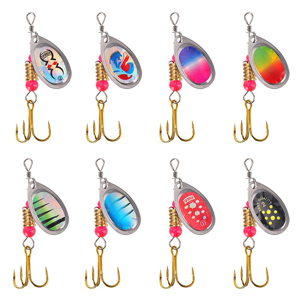 16pcs Metal Spinner Bait Fishi - Fishing Equipment Clearance ulasan dan harga