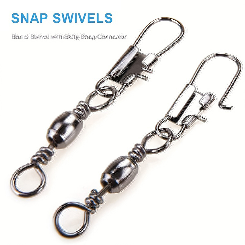 100Pcs/Lot 4#6#8#10#12# Swivel - Fishing Equipment Tackle ulasan dan harga