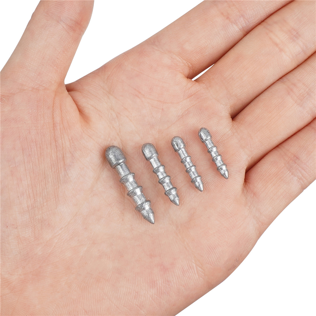 60PCS Nail weights Worm Fishin - Fishing Equipment Tackle ulasan dan harga