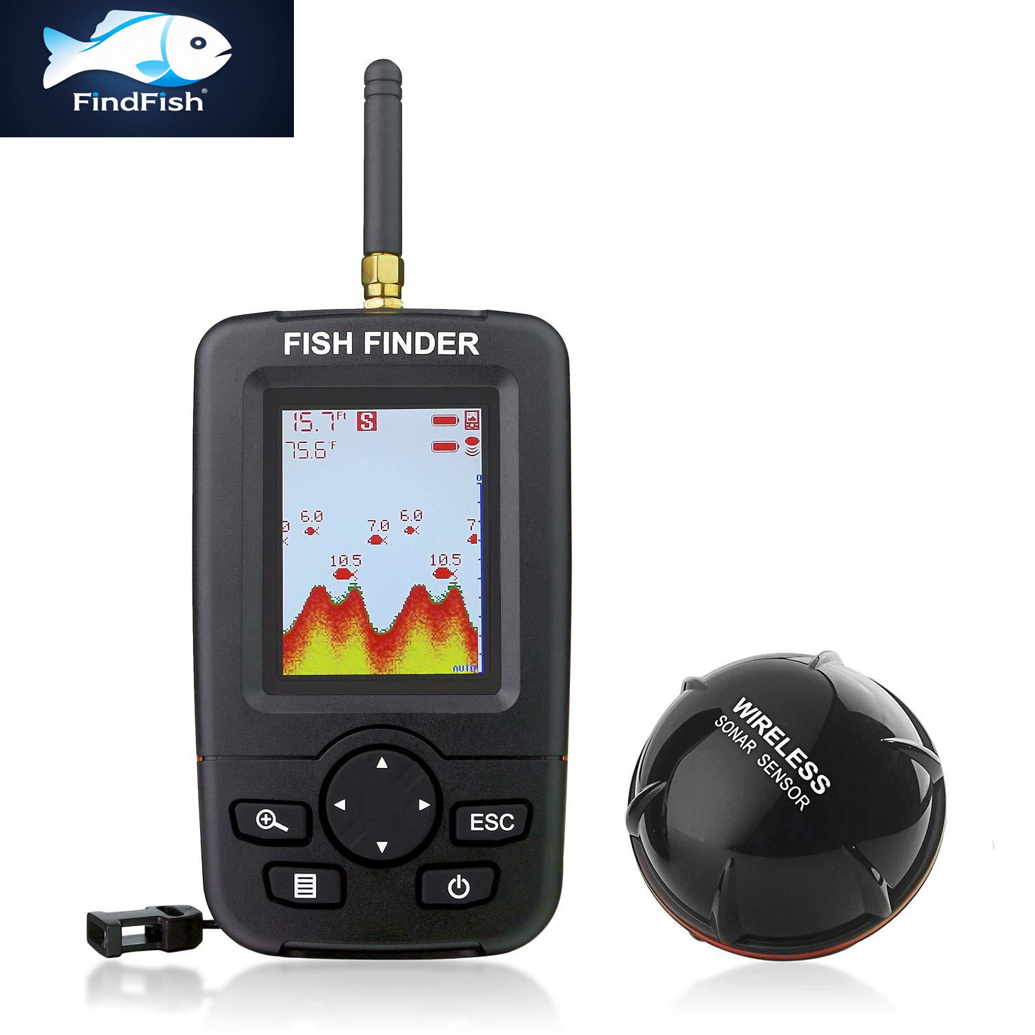 100M Portable Sonar Fish Finde - Fishing Equipment English ulasan dan harga