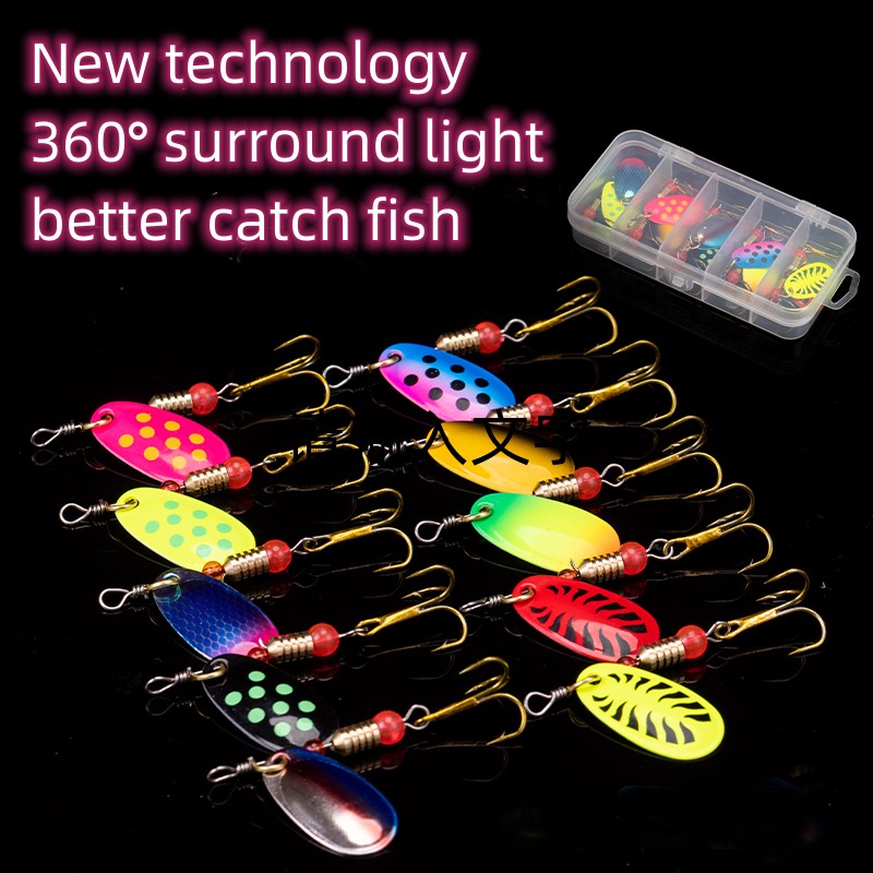 16/10pcs Fishing Spinner Metal - Fishing Equipment Clearance ulasan dan harga