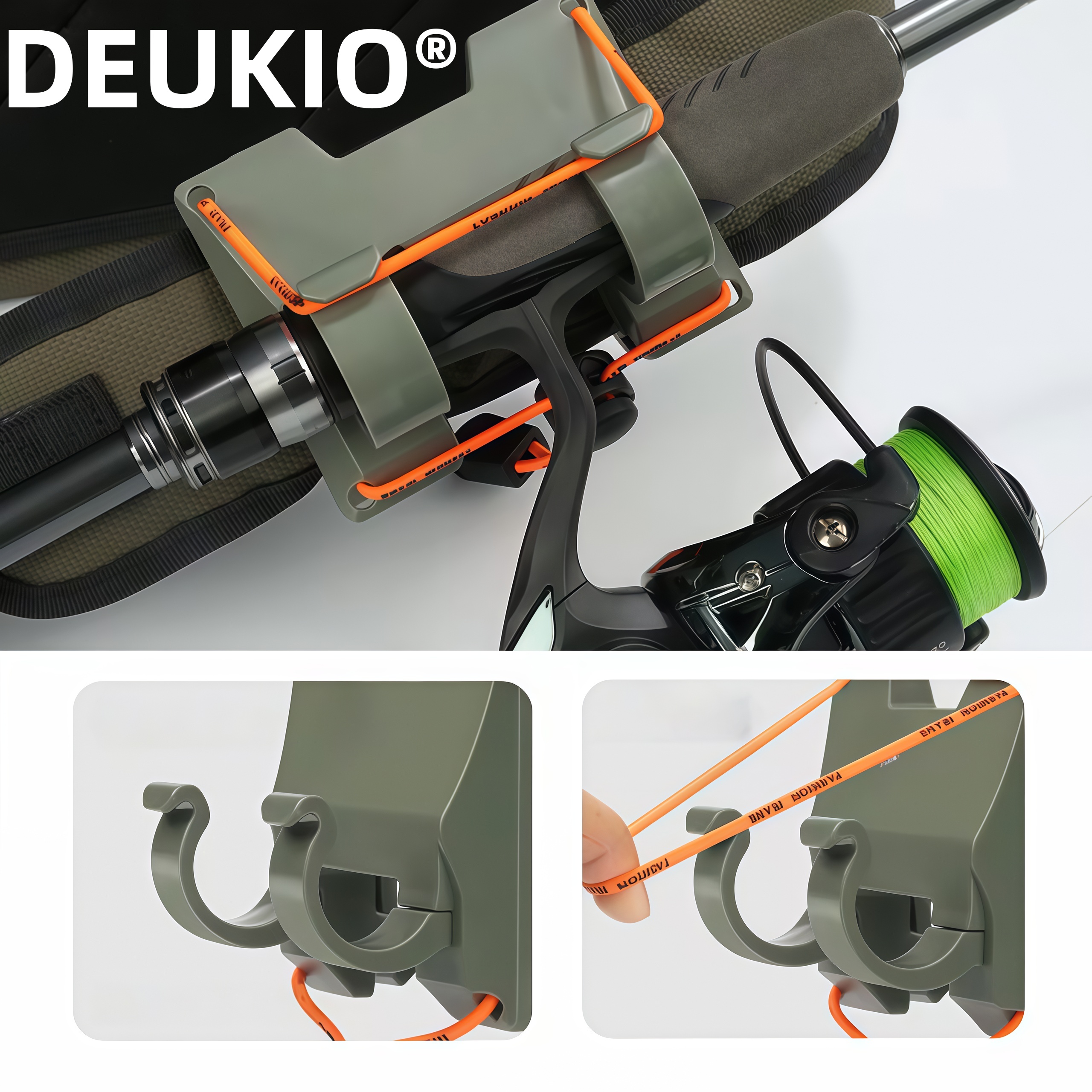 DEUKIO Outdoor Belt Clip Rod H - Spinning Reel ulasan dan harga
