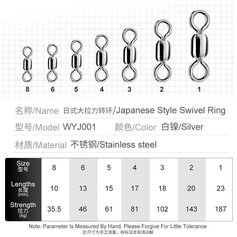 OBSESSION WYJ001 10pcs/bag 1#- - Fishing Equipment Tackle ulasan dan harga
