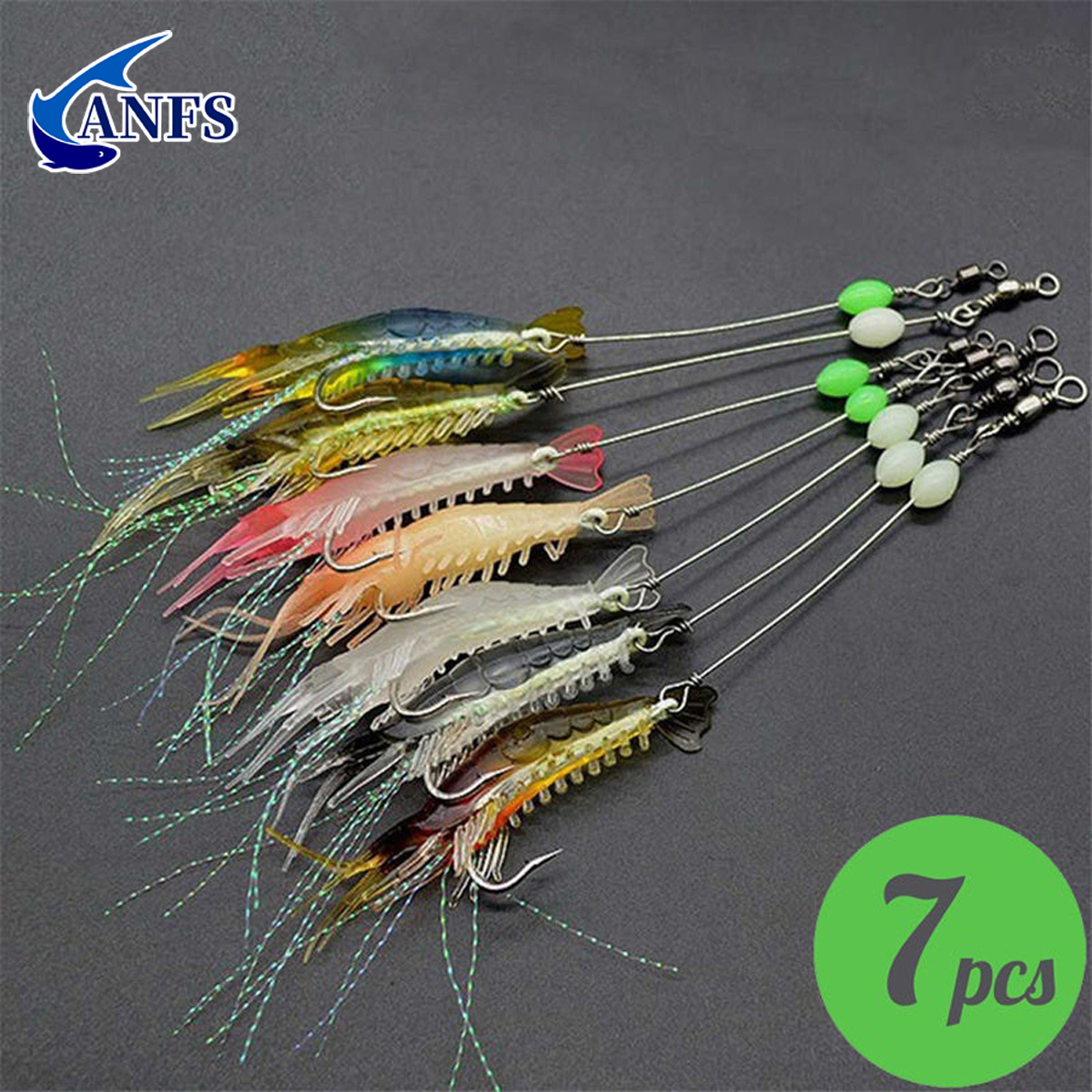 3pcs/7pcs Shrimp Lures Fishing - Fishing Equipment Clearance ulasan dan harga