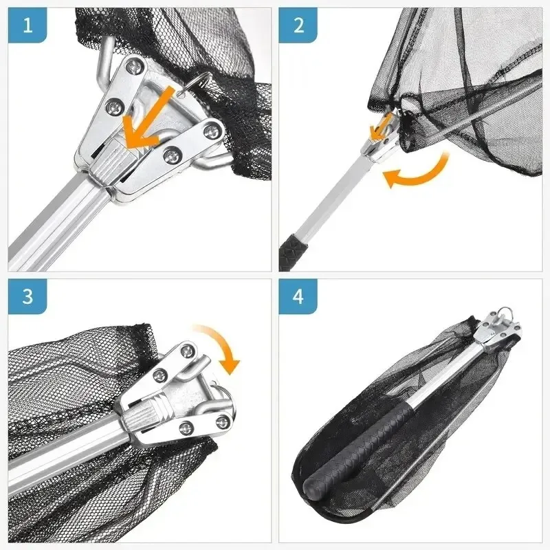 1pcs Foldable Fishing Net 50cm - Fishing Equipment Clearance ulasan dan harga