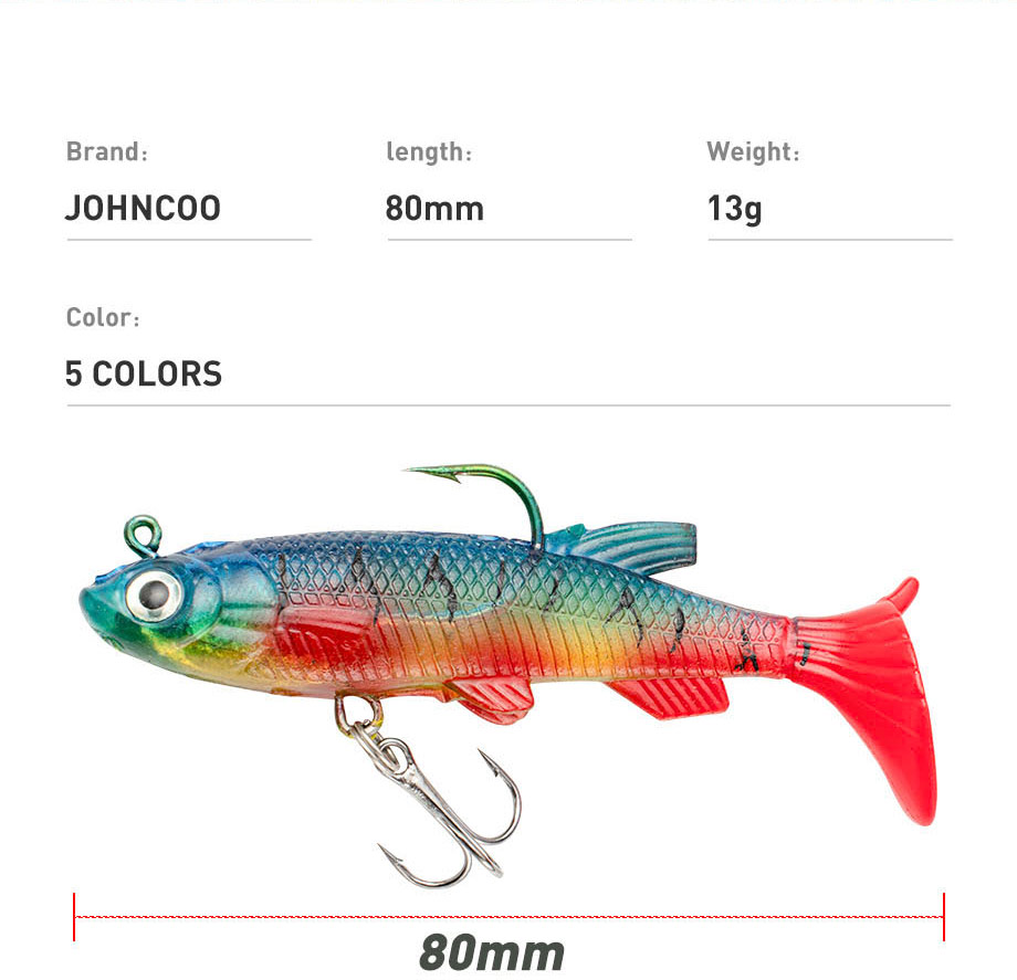 Soft Bait Fishing Lures 80mm/1 - Fishing Equipment Clearance ulasan dan harga