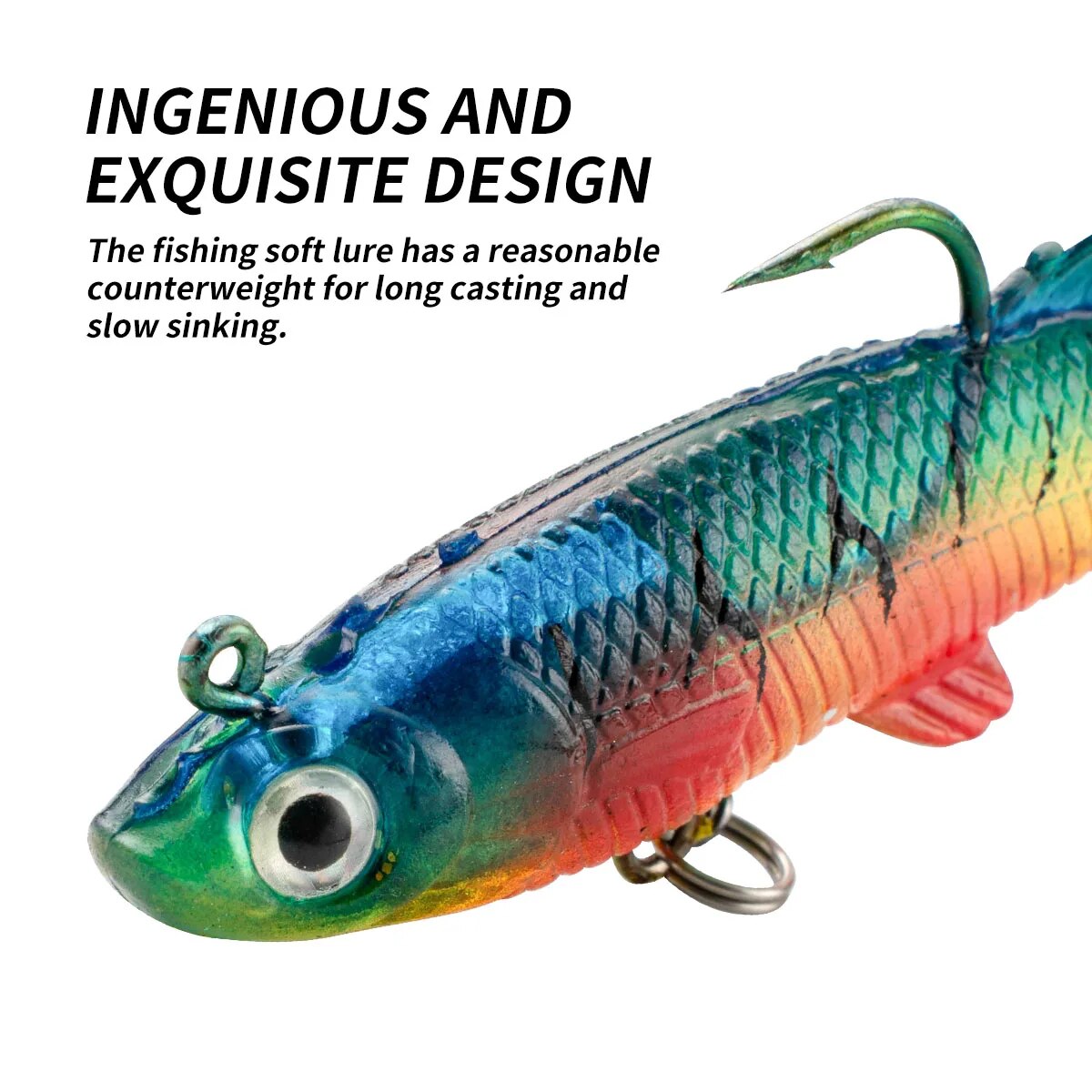 Soft Bait Fishing Lures 80mm/1 - Fishing Equipment Clearance ulasan dan harga