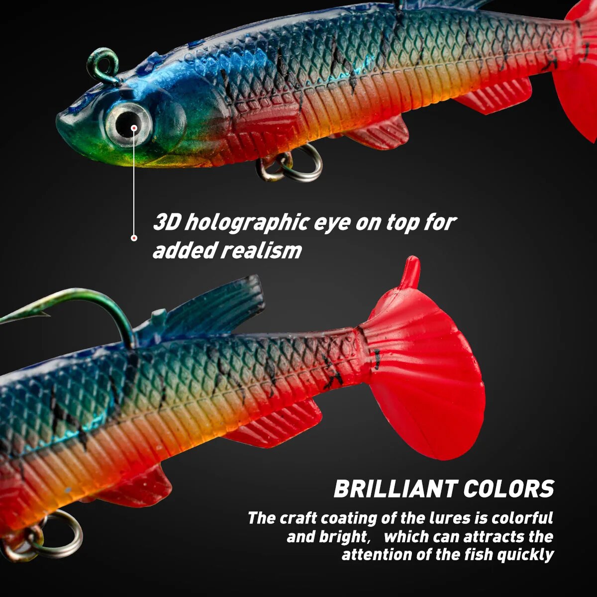 Soft Bait Fishing Lures 80mm/1 - Fishing Equipment Clearance ulasan dan harga