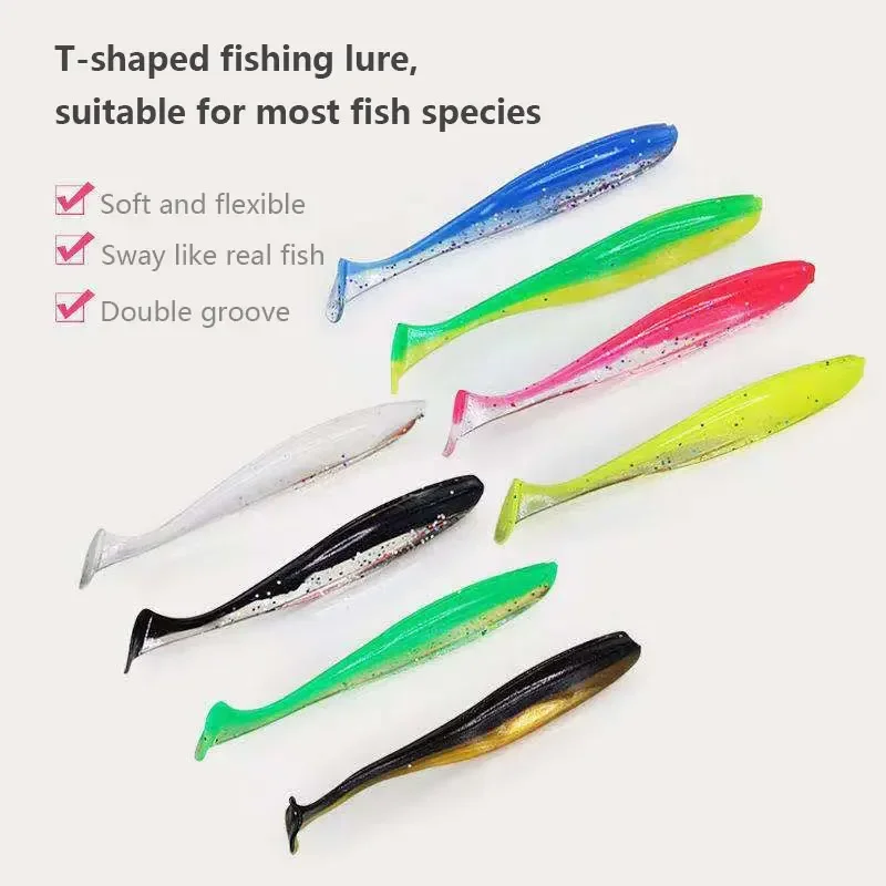 SHIQIAN 50 PCS Soft Fishing lu - Fishing Equipment Clearance ulasan dan harga