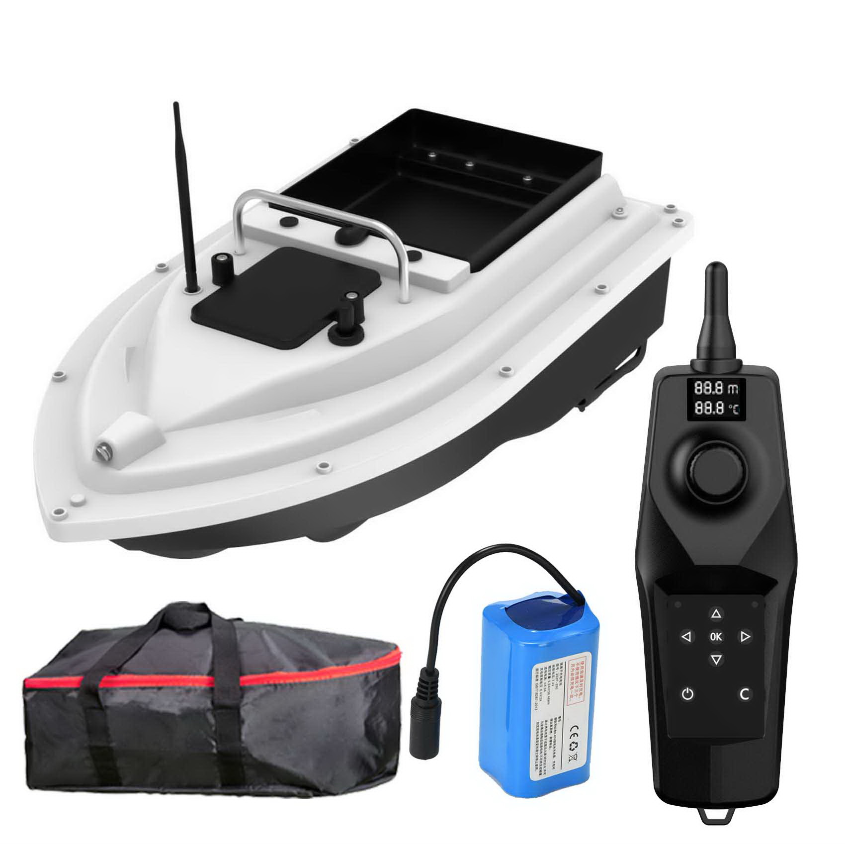 D36 RC Fishing Bait Boat with  - Carp Fishing Tackle ulasan dan harga