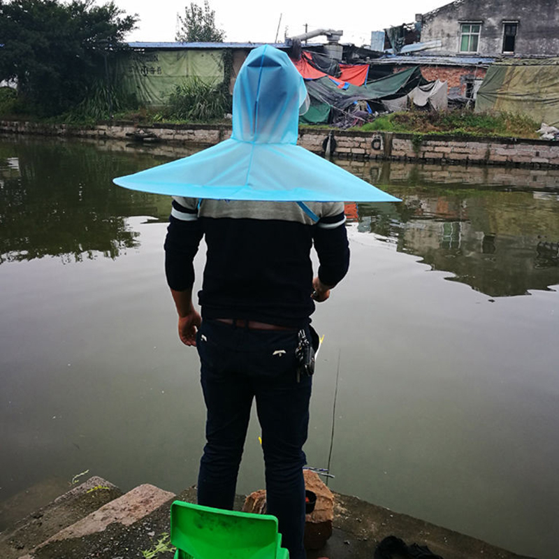 Outdoor Foldable Umbrella Hat  - Fishing Equipment Jet ulasan dan harga