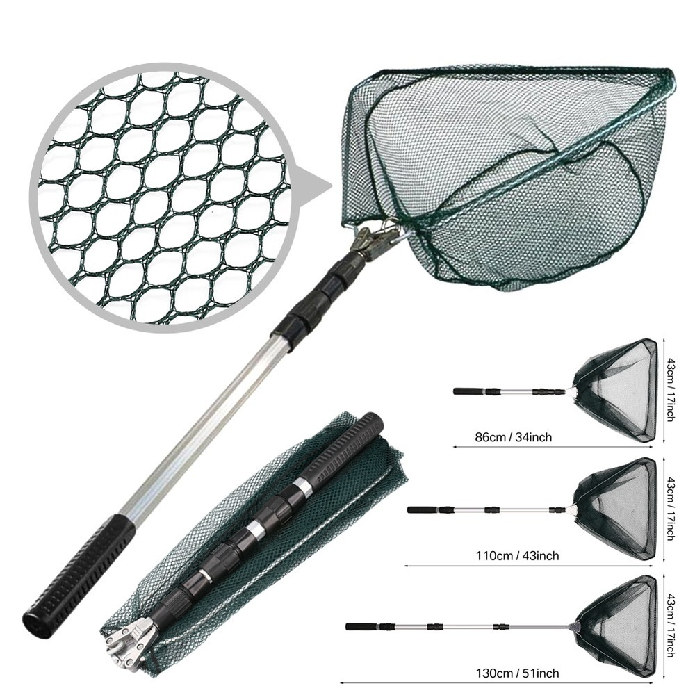 Fishing Landing Net Aluminum A - Fishing Equipment Clearance ulasan dan harga