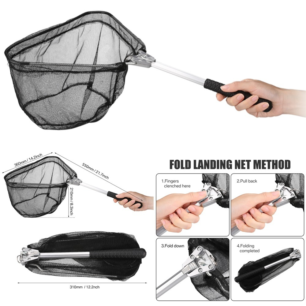 Fishing Landing Net Aluminum A - Fishing Equipment Clearance ulasan dan harga