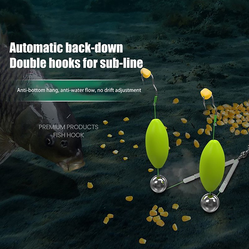 Double Hook Fishing Hair Rigs  - Fishing Equipment Jet ulasan dan harga